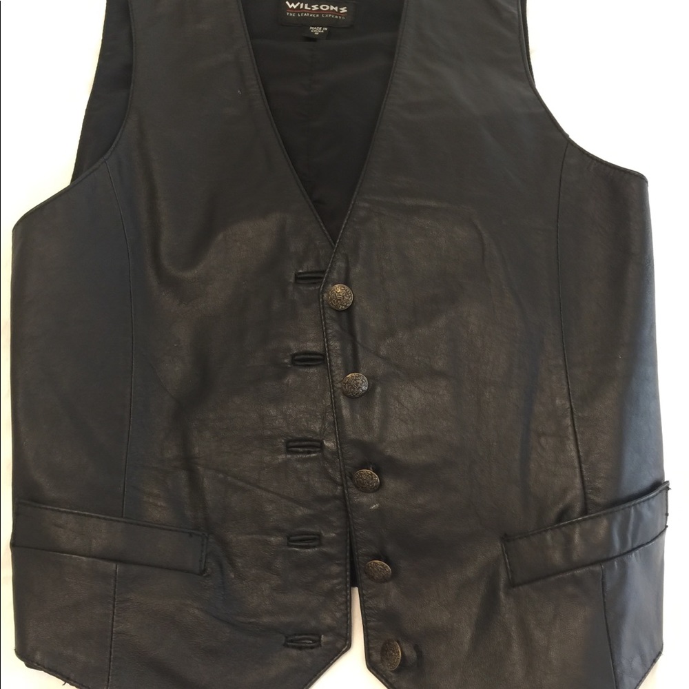 Leather vest